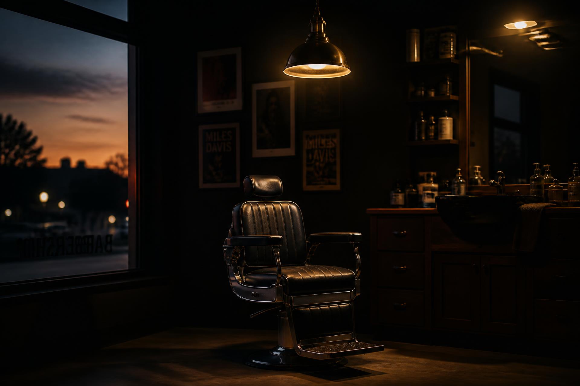 The chair at TCM Barber Studio in Chubbuck, Idaho